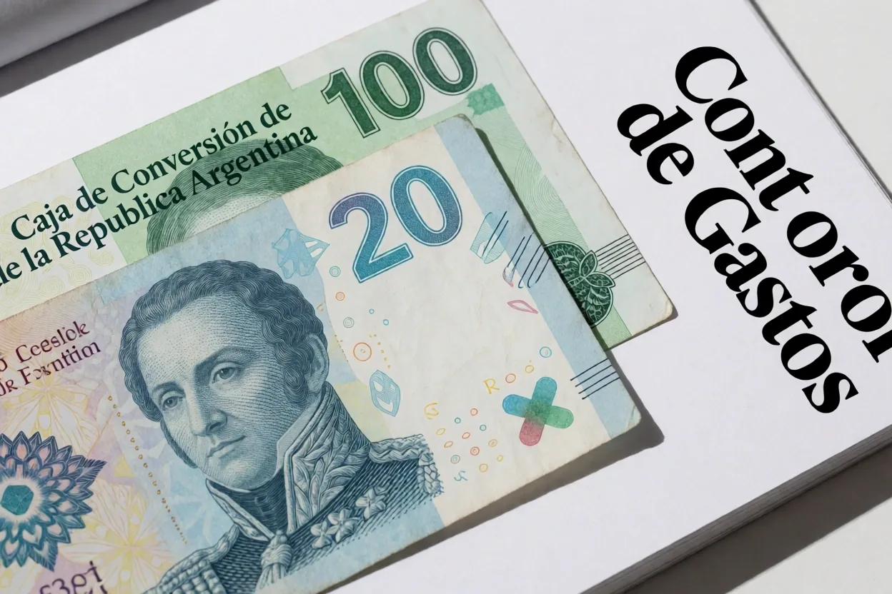 Textura de moneda argentina
